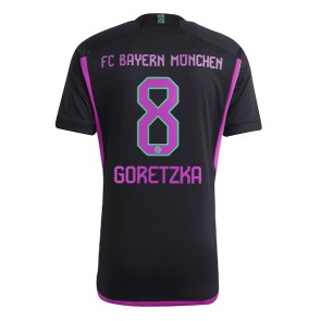 Bayern Munich Leon Goretzka #8 Gostujuci Dres 2023-24 Kratak Rukavima